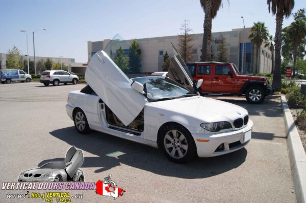 BMW 3 Series 1998-2006 2DR E46 Lambo Vertical Doors Kit - Image 4