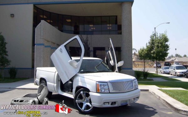 Cadillac Escalade EXT Truck 2002-2006 Lambo Vertical Doors Kit - Image 5