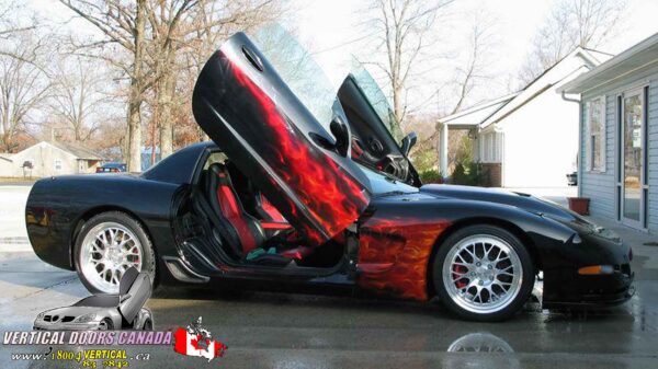 Chevrolet Corvette C6 2005-2013 Lambo Vertical Doors Kit - Image 3