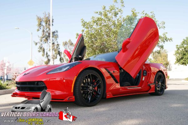 Chevrolet Corvette C7 2014-2019 Lambo Vertical Doors Kit - Image 48