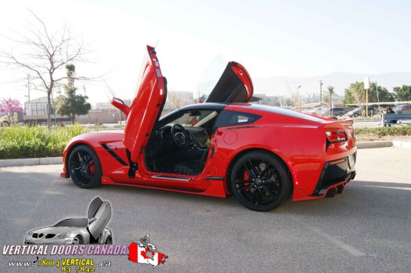 Chevrolet Corvette C7 2014-2019 Lambo Vertical Doors Kit - Image 47