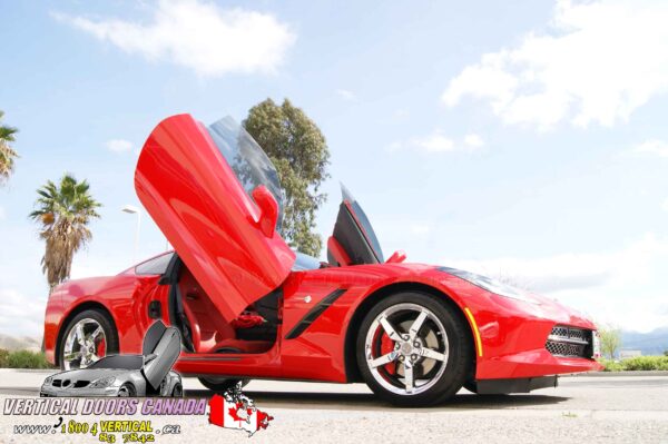 Chevrolet Corvette C7 2014-2019 Lambo Vertical Doors Kit - Image 45