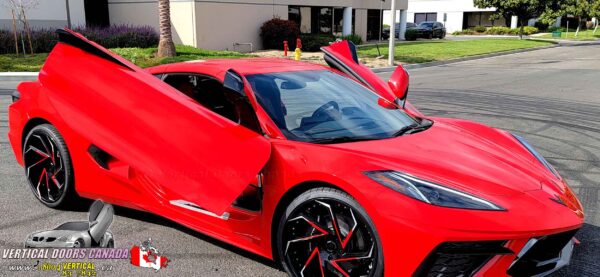 Chevrolet Corvette C8 2020-2024 ZLR Lambo Vertical Doors Kit - Image 9