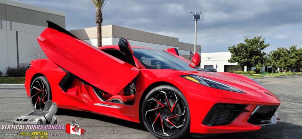 Chevrolet Corvette C8 2020-2024 ZLR Lambo Vertical Doors Kit - Image 4