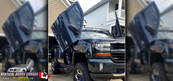 Chevrolet Silverado 2014-2018 Lambo Vertical Doors Kit - Image 2