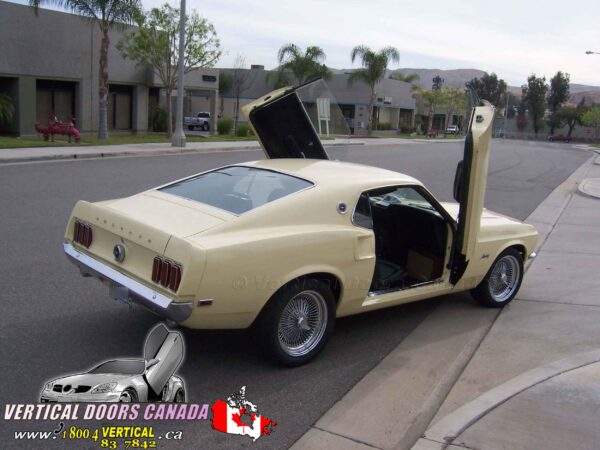 Ford Mustang 1969-1970 Lambo Vertical Doors Kit ( Special Order ) - Image 5