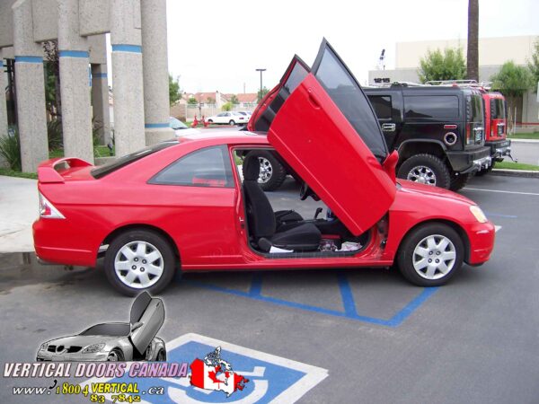 Honda Civic 2001-2005 Lambo Vertical Doors Kit - Image 2