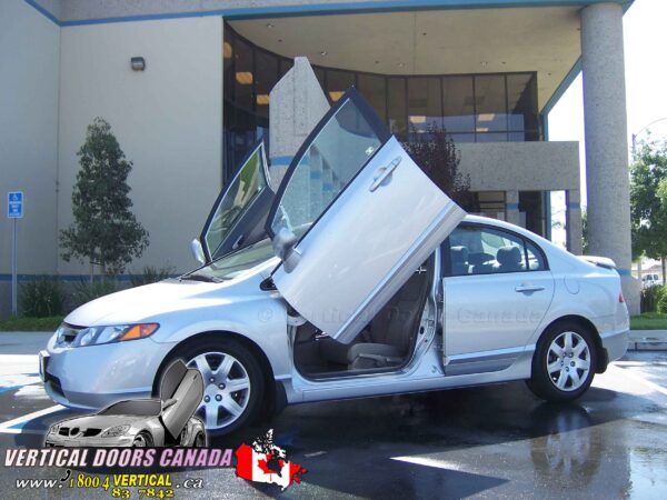 Honda Civic 2006-2011 4DR Lambo Vertical Doors Kit - Image 2