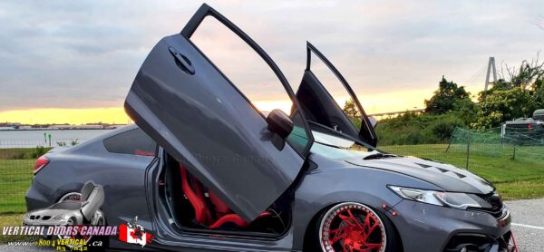 Honda Civic 2012-2015 2DR Lambo Vertical Doors Kit - Image 5