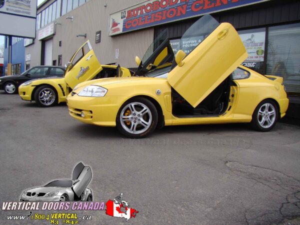 Hyundai Tiburon 2002-2008 Lambo Vertical Doors Kit - Image 4