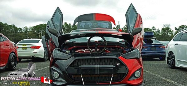 Hyundai Veloster 2011-2016 Lambo Vertical Doors Kit - Image 14