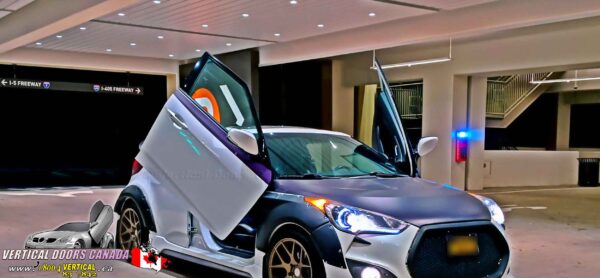 Hyundai Veloster 2011-2016 Lambo Vertical Doors Kit - Image 13