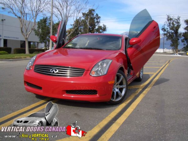 Infiniti G35 Coupe 2003-2007 2DR Lambo Vertical Doors Kit - Image 40