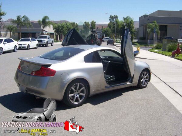 Infiniti G35 Coupe 2003-2007 2DR Lambo Vertical Doors Kit - Image 35