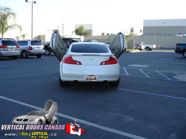 Infiniti G35 Coupe 2003-2007 2DR Lambo Vertical Doors Kit - Image 5