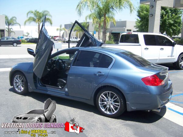 Infiniti G35 Sedan 2003-2008 4DR Lambo Vertical Doors Kit - Image 16