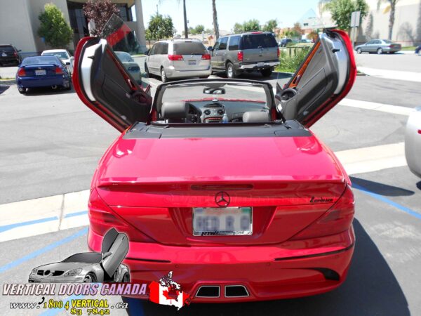 Mercedes SL 2003-2010 Lambo Vertical Doors Kit - Image 4